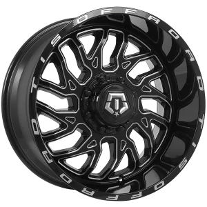 TIS Wheels – 544BM – Black – 20″x10″ -25mm – Summer Wheels – 544BM2100525